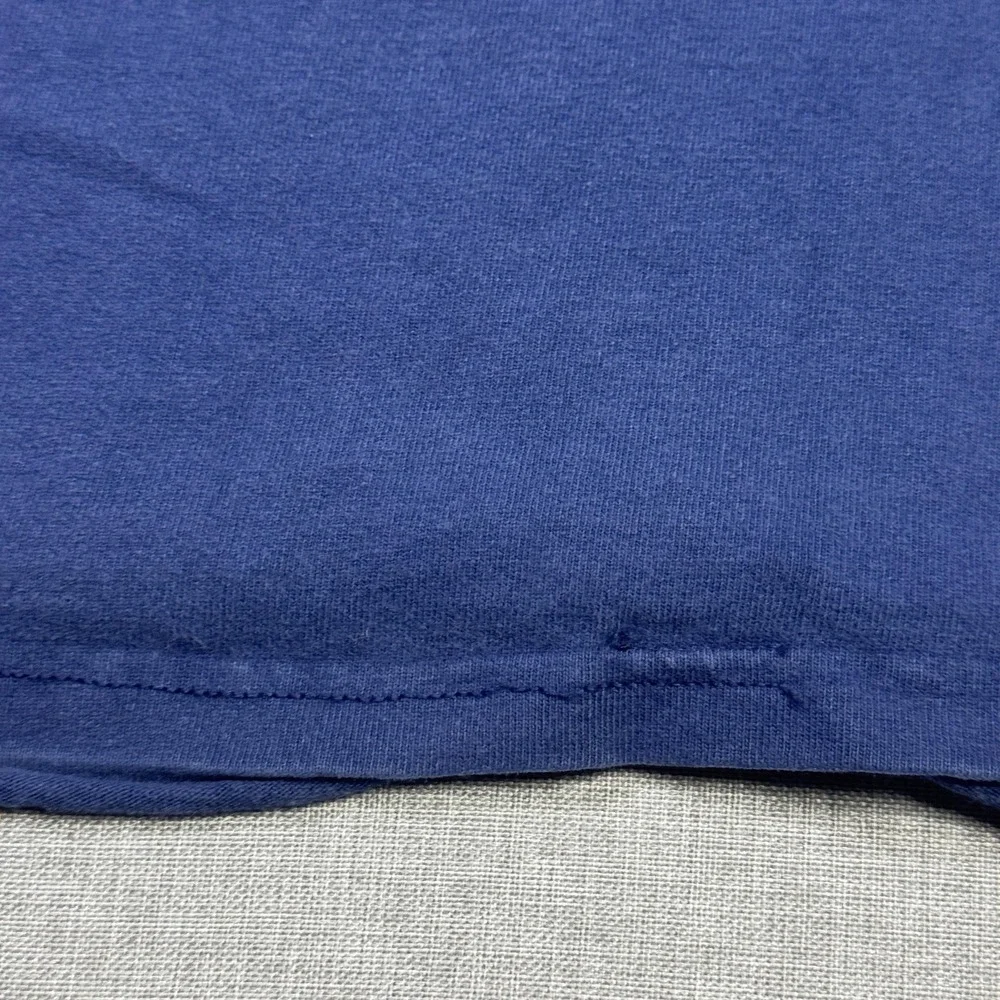 Nike Vintage 90s Michigan Wolverines Mock Neck Long Sleeve Shirt Men Medium Blue